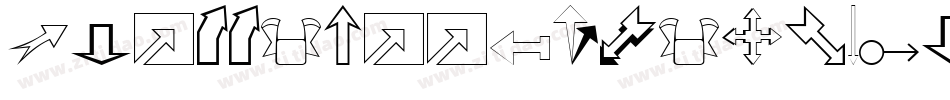 Three Arrows Italic字体转换